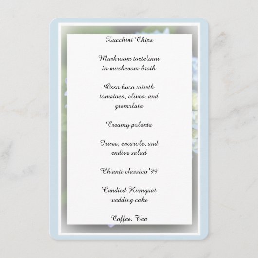 Verloving Weddenschap Vrijgezellenfeest Menu (Voorkant)