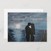 Verloving Wedding Aankondiging Briefkaart Groet (Voorkant / Achterkant)