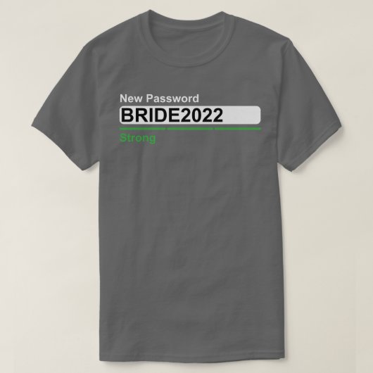 Verloving Wedding Bride 2022 Premium T-shirt (Design voorkant)