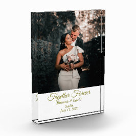 Verloving Wedding Foto en naamblok