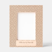 Verloving Wedding keepsake elegant Gegraveerde Lijstjes (Voorkant)