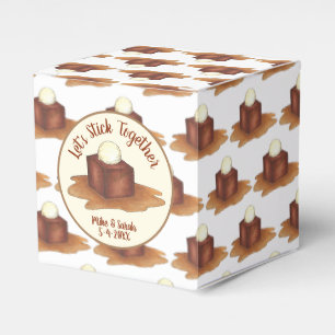 Verloving Wedding Party Sticky Toffee Pudding Bedankdoosjes