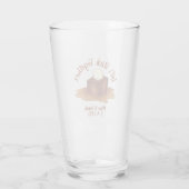 Verloving Wedding Party Sticky Toffee Pudding Glas (Achterkant)