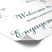 Verloving Welkomstteken Poster (Hoek)