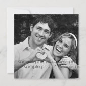 Verloving Whimsical LOVE Spring Flowers nodigt uit Kaart (Achterkant)