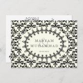 Verloving zwarte moerasbloem kaart (Voorkant / Achterkant)