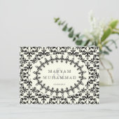 Verloving zwarte moerasbloem kaart (Staand voorkant)