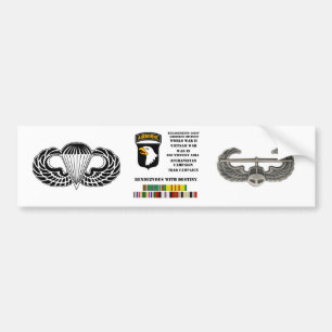 Verlovingen van de 101e luchtafdeling bumpersticker