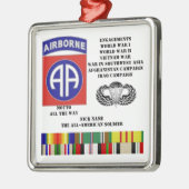 Verlovingen van de 82e luchtafdeling metalen ornament (Links)