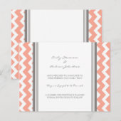 Verlovingsaankondiging Ansichtkaart Koraal Grijs Aankondigingskaart (Voorkant / Achterkant)