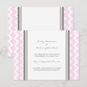 Verlovingsaankondiging Ansichtkaart Roze Grijs Aankondigingskaart (Voorkant / Achterkant)