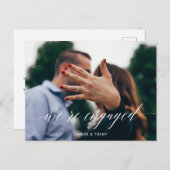 Verlovingsaankondiging briefkaart (Voorkant / Achterkant)