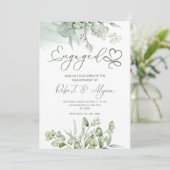 Verlovingsaankondiging Kaart (Staand voorkant)