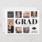 Verlovingsaankondiging met foto collage kaart (Voorkant)