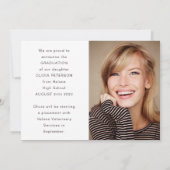 Verlovingsaankondiging met foto collage kaart (Achterkant)