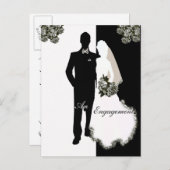 Verlovingsaankondiging Postkaart Aankondigingskaart (Voorkant / Achterkant)