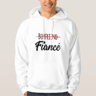 Verlovingsaankondiging voor mannen Koppels Vriend Hoodie