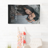 Verlovingsbannerbord met foto spandoek (Insitu)
