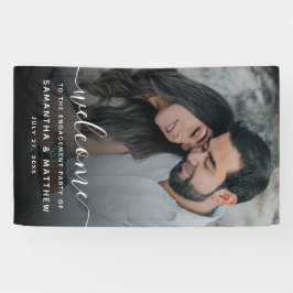 Verlovingsbannerbord met foto spandoek