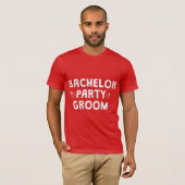 VERLOVINGSFEEST BRUIDEGOM T-SHIRT (Voorkant volledig)