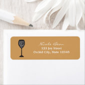 VERLOVINGSFEest Bruidsglas ELKE KLEUR Labels (Insitu)