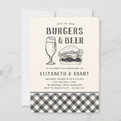 Verlovingsfeest Burgers & Bier Kaart (Voorkant)
