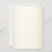 Verlovingsfeest Champagne Roos Gold Typografie Kaart (Achterkant)