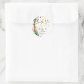 Verlovingsfeest Dank Je Bubbeltjes Fles Ronde Sticker (Tas)