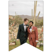 Verlovingsfeest Decor Gepersonaliseerde foto Banne Vlaggetjes (Tweede vlag)