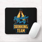 Verlovingsfeest Drank Team Bruidegom Bruid  Muismat (Met muis)