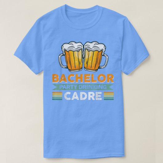 Verlovingsfeest Drankploeg T-shirt (Design voorkant)