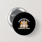 Verlovingsfeest Drankteam Bruidegom Bruid _2 Ronde Button 5,7 Cm (Voorkant /achterkant)