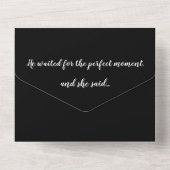 Verlovingsfeest-foto-groen Meer Achtergrond- All In One Uitnodiging (Achterkant)