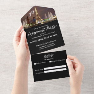 Verlovingsfeest-foto-Parijs achtergrond- All In One Uitnodiging