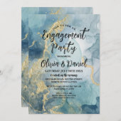 Verlovingsfeest Geode kristallen Koppels Douche Kaart (Voorkant / Achterkant)