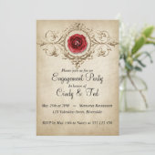 Verlovingsfeest Kaart (Staand voorkant)