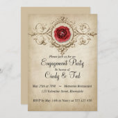 Verlovingsfeest Kaart (Voorkant / Achterkant)