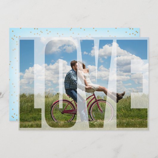 Verlovingsfeest Kaart (Voorkant / Achterkant)