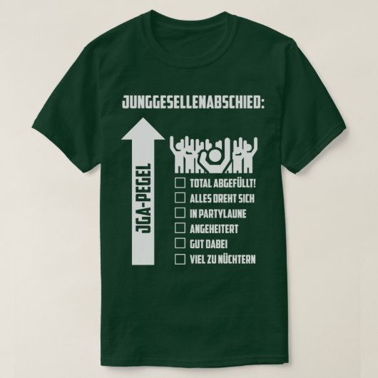 Verlovingsfeest Level 2 T-shirt (Design voorkant)