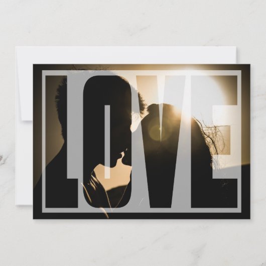 Verlovingsfeest Liefde Feest Kaart (Voorkant)