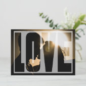 Verlovingsfeest Liefde Feest Kaart (Staand voorkant)