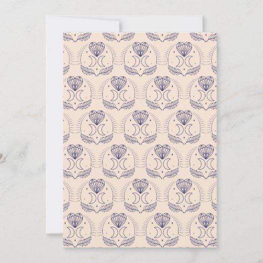 Verlovingsfeest Maan Sterren Uitlijnen Tarot Krist Kaart (Achterkant)