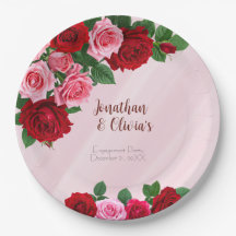 Verlovingsfeest met rozen