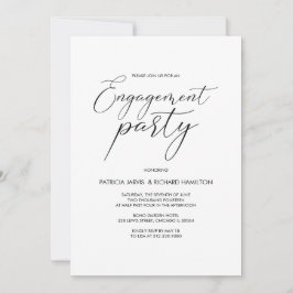 Verlovingsfeest Moderne Calligrafie Uitnodigingen