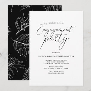 Verlovingsfeest Moderne Calligrafie Uitnodigingen