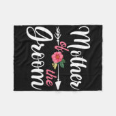 Verlovingsfeest Moeder Van De Bruidegom T-Shirts V Fleece Deken (Voorkant (Horizontaal))