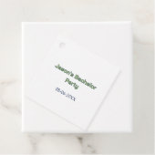 Verlovingsfeest naam datum eenvoudig minimaal getu bedankjes labels (In situ)
