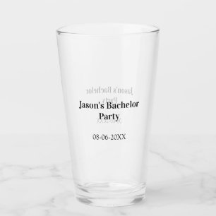 Verlovingsfeest naam datum eenvoudig minimaal getu glas