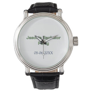 Verlovingsfeest naam datum eenvoudig minimaal getu horloge
