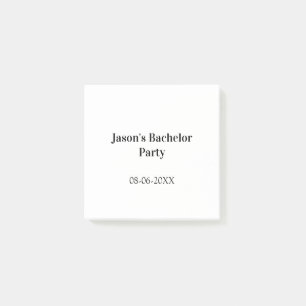 Verlovingsfeest naam datum eenvoudig minimaal getu post-it® notes